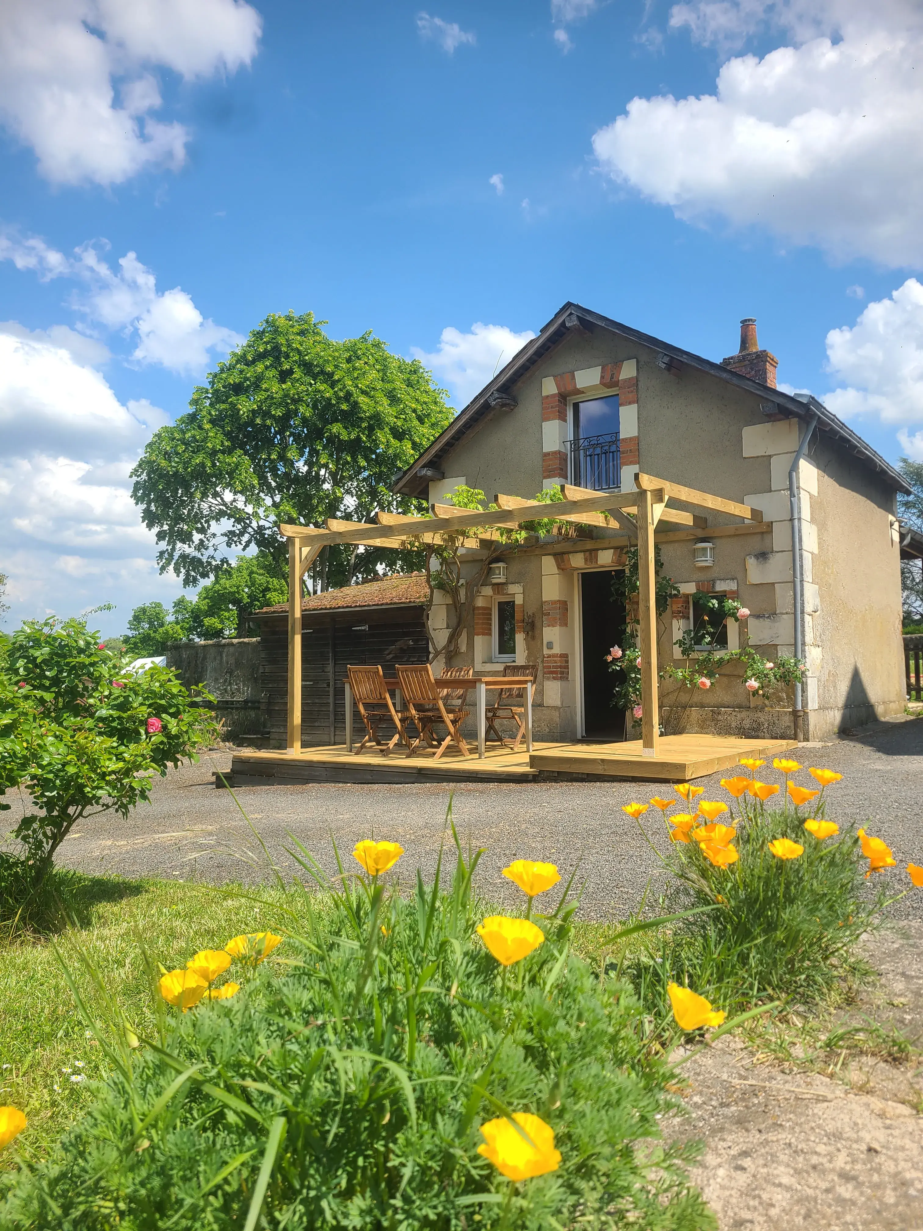 Vue extérieure de la chambre